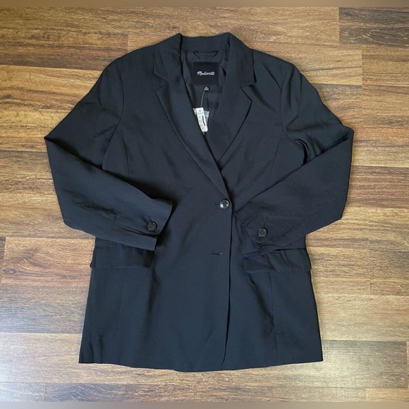 Madewell The Relaxed Blazer in Soft-drape Size Small - Picture 7 of 8